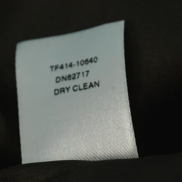 Pendleton Size 10 Tan Brown Plaid Leather Trim Button Virgin Wool Blazer Jacket - Picture 6 of 7